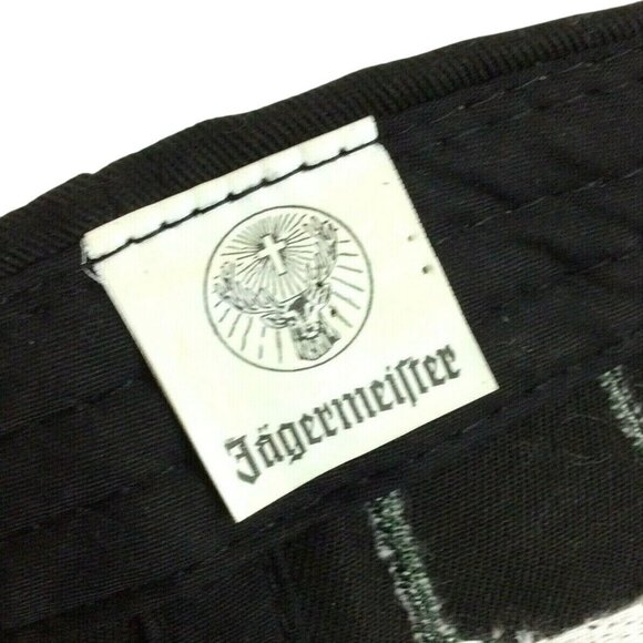 Jägermeister Black Adjustable Baseball Cap With Stag Logo & Bottle Embroidery - Picture 9 of 10